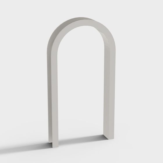 Sophisticated Minimalist Archway 3D model