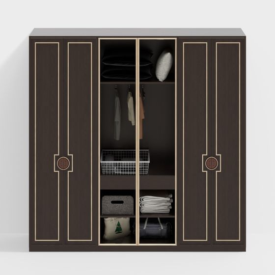 Chic Wardrobe 3D model