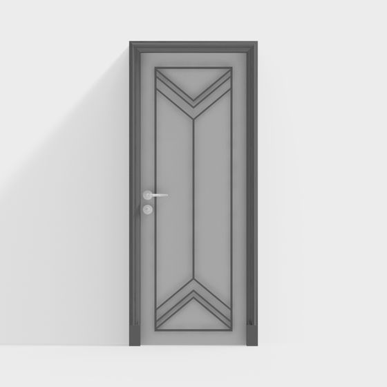 Geometric Door 3D model for Modern Design