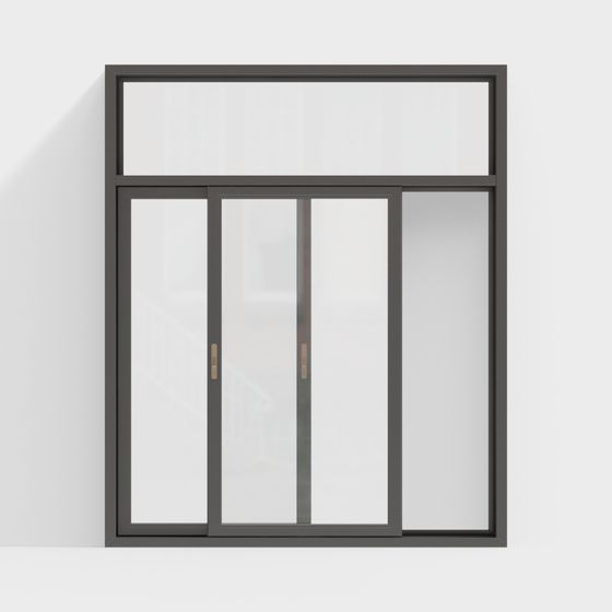 Stylish Low-Poly Window 3D model