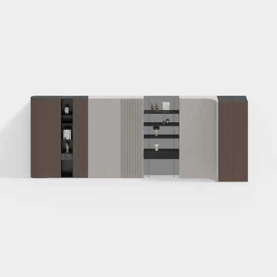 Urban Elegance Bookshelf 3D model