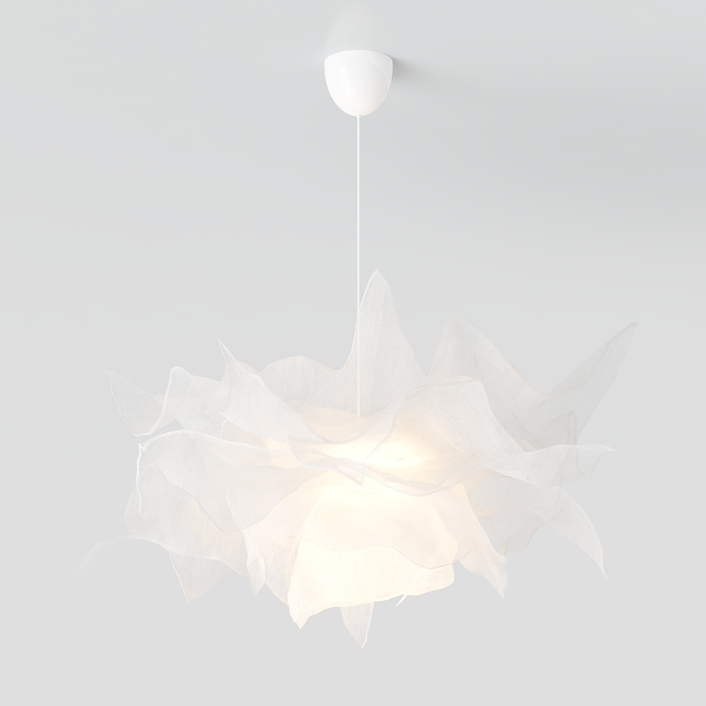Dreamy Low Poly Chandelier 3D model