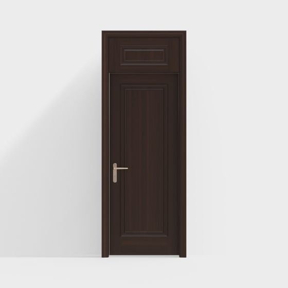 Classic Wooden Door 3D model for Interior Design