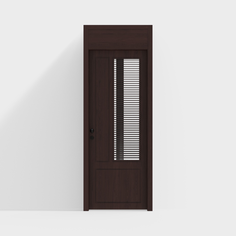 Modern Solid Wood Single Door