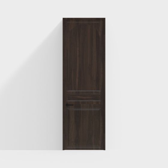 Classic Wooden Door 3D model for Interior Design