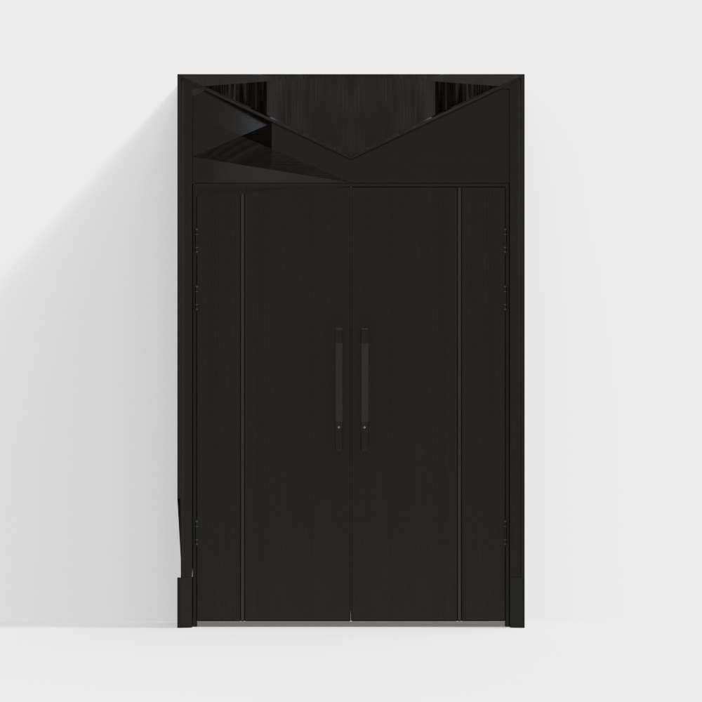 Modern Wooden Double Door