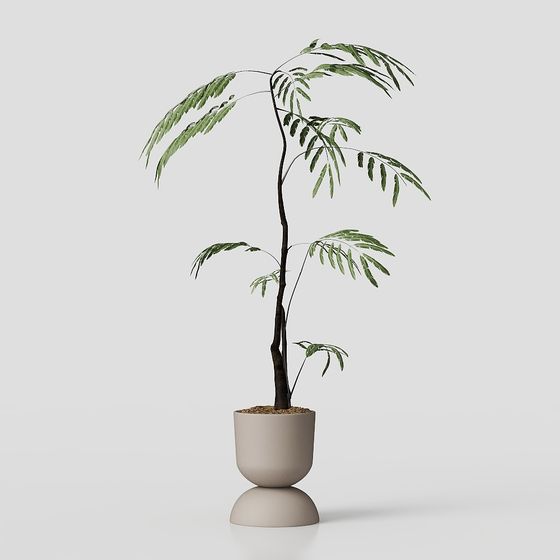 레드-모던 빈티지 스타일 레스토랑 0905_녹색 식물