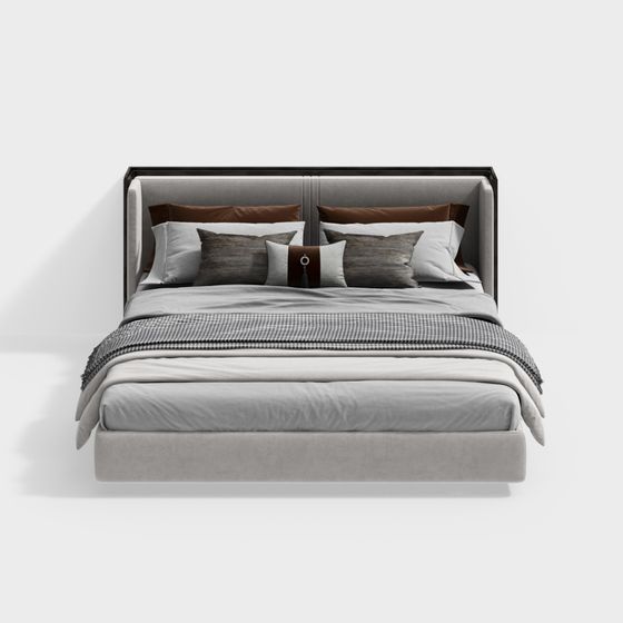 Urban Comfort 3D model - Elegant Bed Design