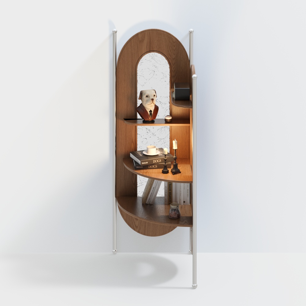 Used Corner Bookshelf