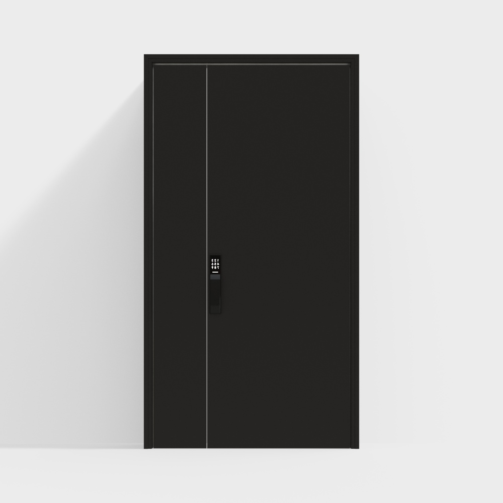 Moderne Einbruchschutz-Tür