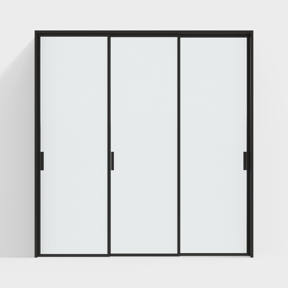 Puerta de vidrio moderna