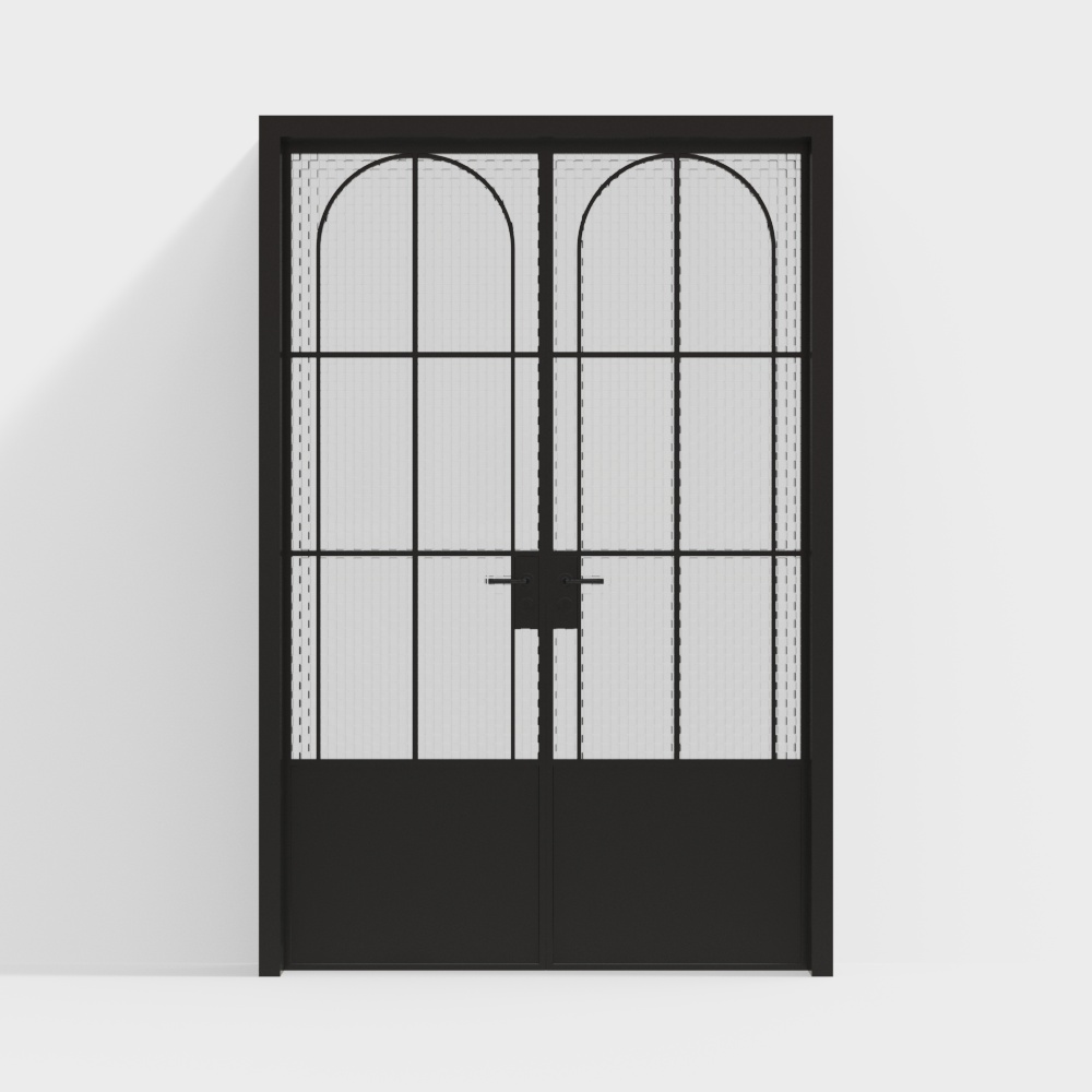 Modern Single Door Glass