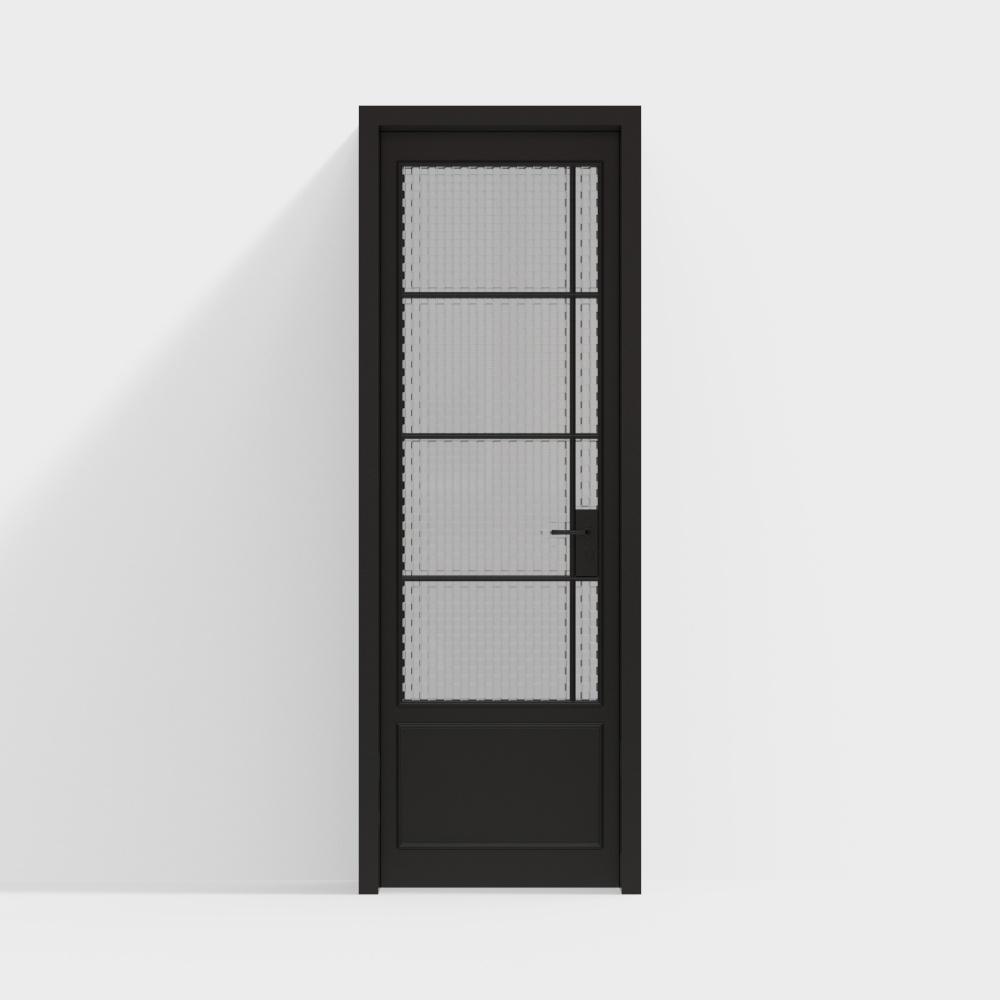 Modern Single Door Glass