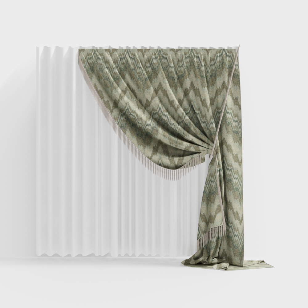 Bohemian Single-Sided Curtain