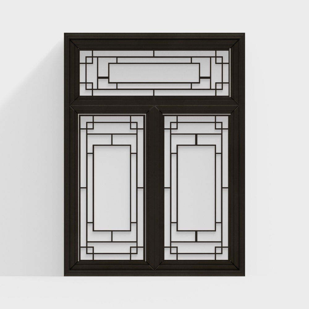 Art Deco Door 3D Model – Vintage Elegance Design