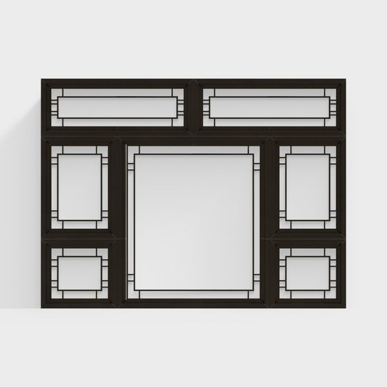 Art Deco Window 3D model