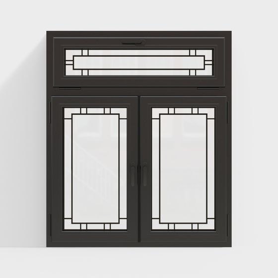Art Deco Double Door 3D model