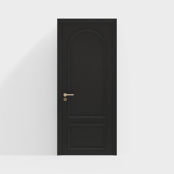 Elegant Arched Door 3D model