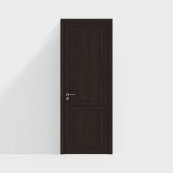 Classic Wooden Door 3D model