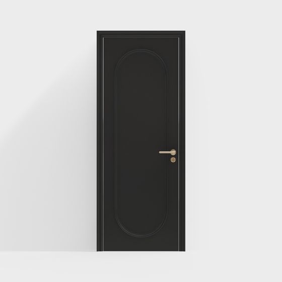 Elegant Arch Door 3D model