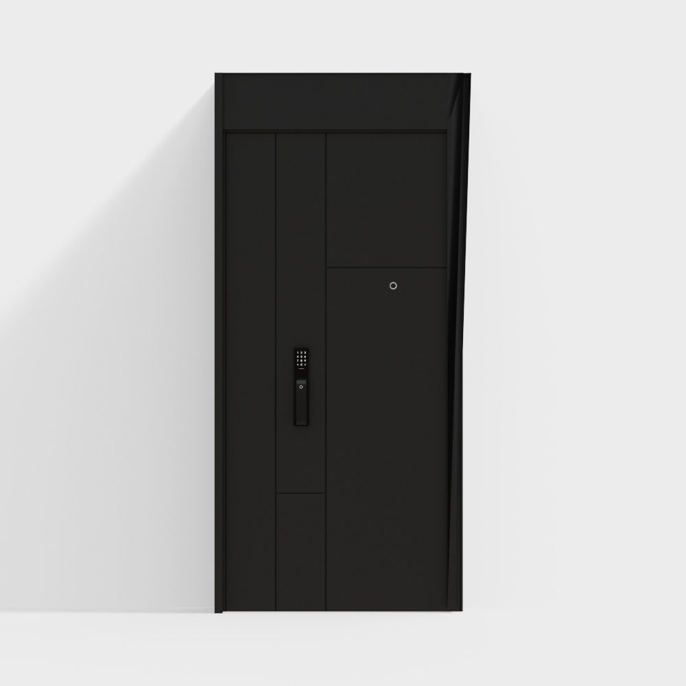 Moderne Einbruchschutz-Tür