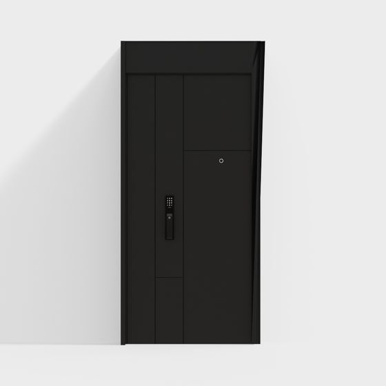 Moderne Einbruchschutz-Tür