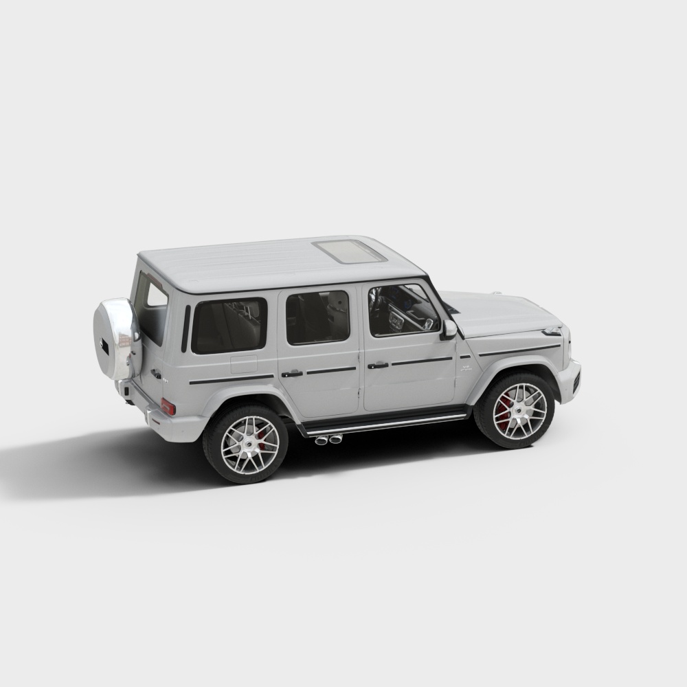 Stylish Modern SUV 3D model for Designers