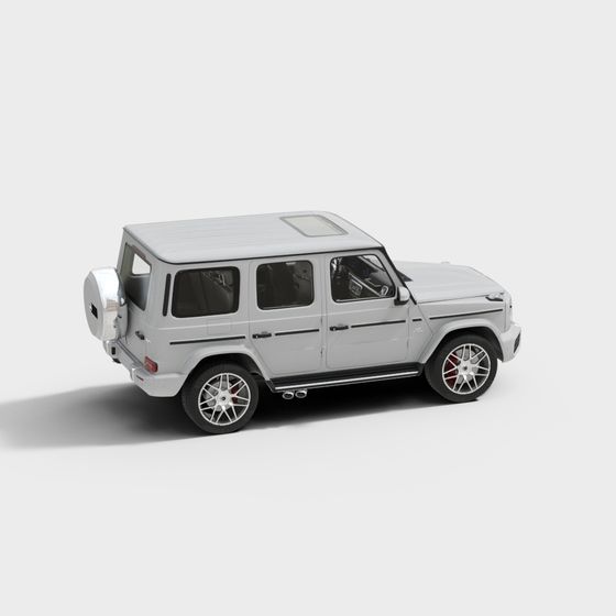 Stylish Modern SUV 3D model for Designers
