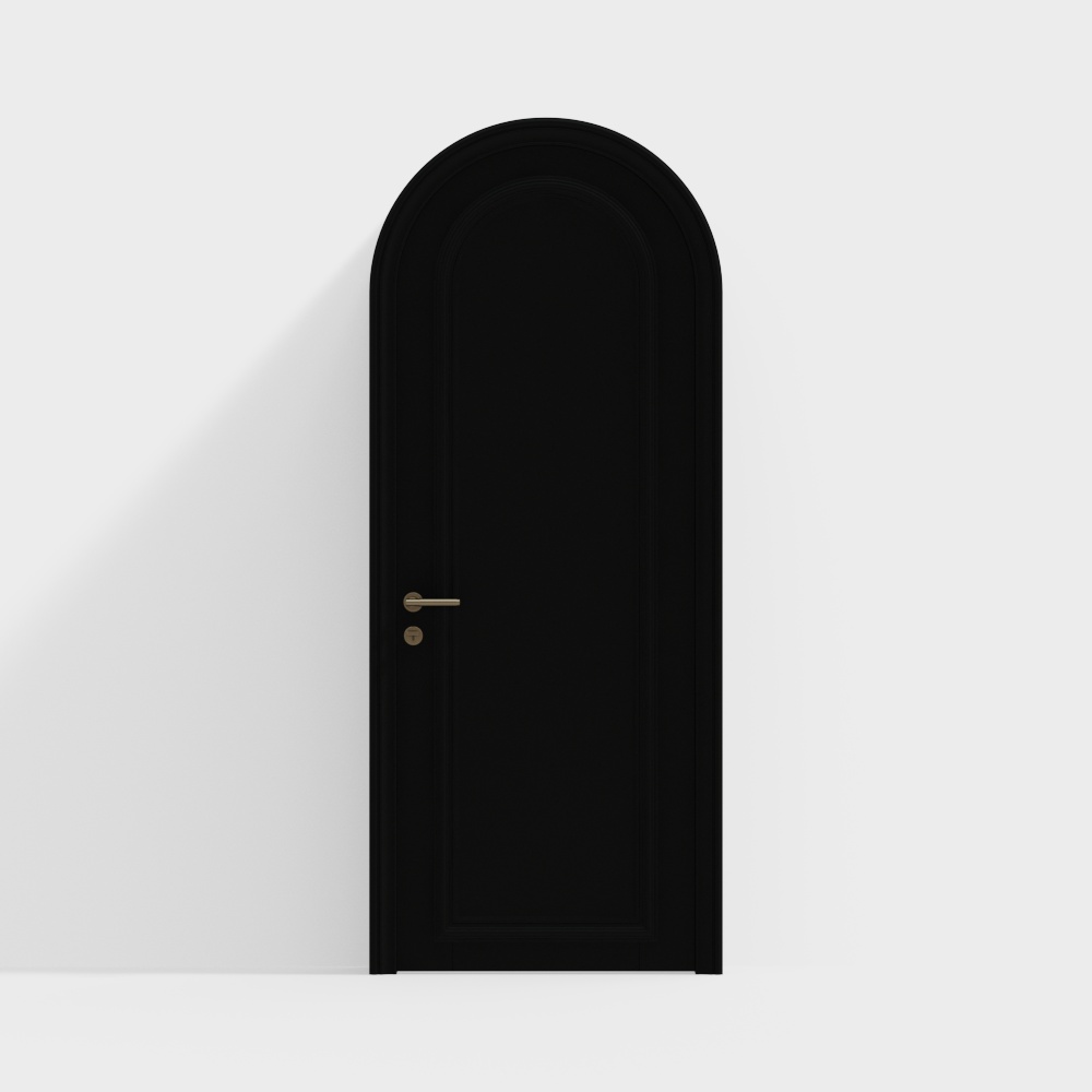 Cửa đơn châu Âu đơn giản