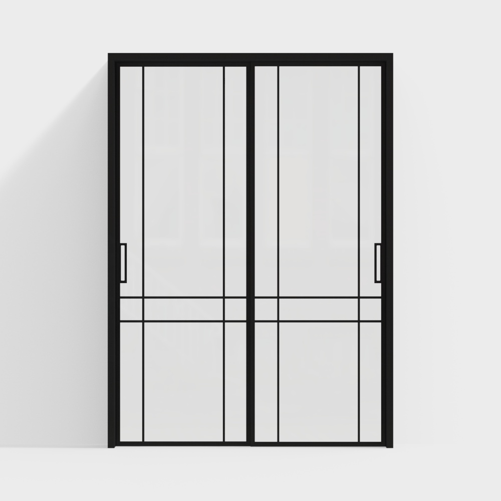 Neo-Chinese Style Sliding Door