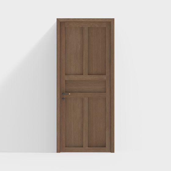 Urban Door 3D model - Stylish Minimalist Design