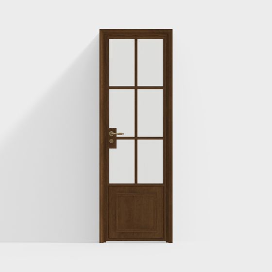 Stylish European-Inspired 3D Door Model