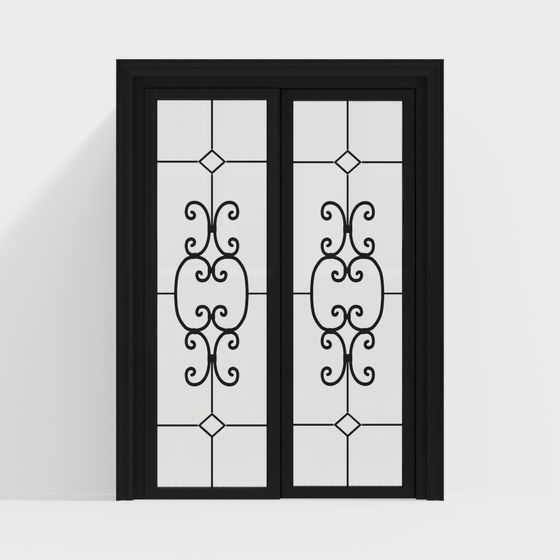 Gothic Elegance Door 3D model