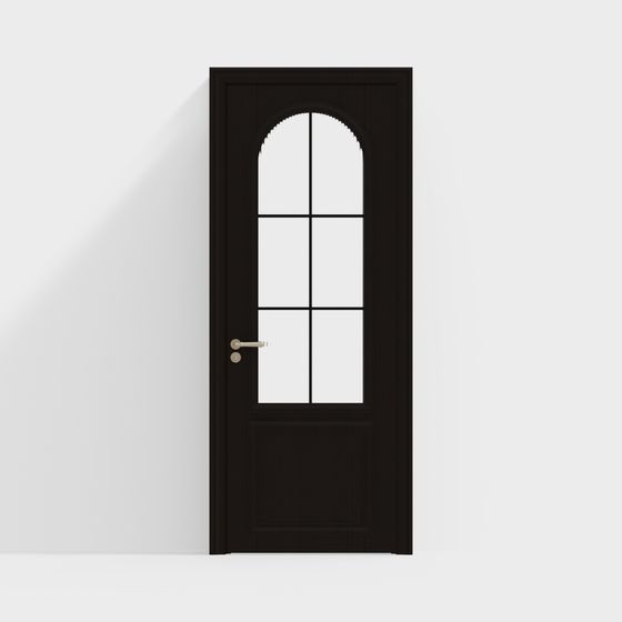 Elegant Arched Door 3D model for Modern Design