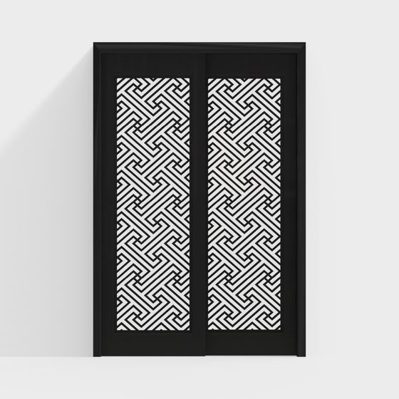 Maze Door 3D model for Creative Projects