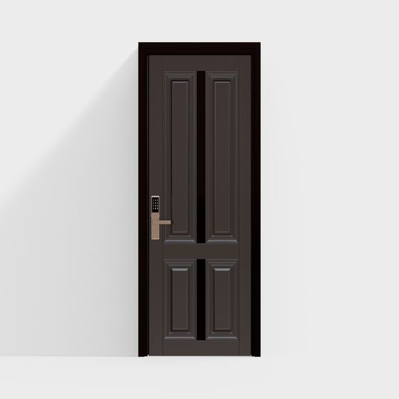 Chic Low-Poly 3D Door Model for Creative Projects