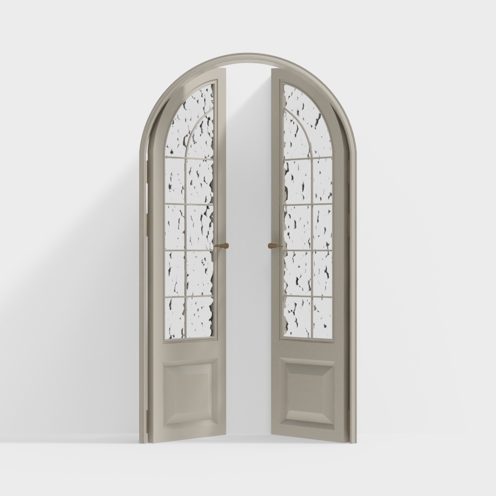 Cửa đôi châu Âu đơn giản