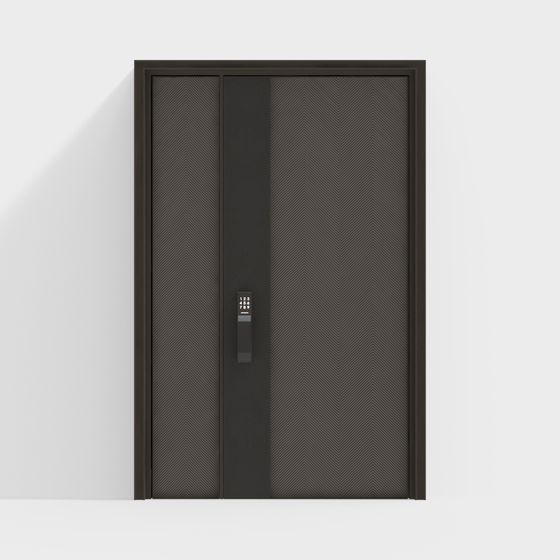 Elegant Low-Poly Door 3D model for Creative Spaces