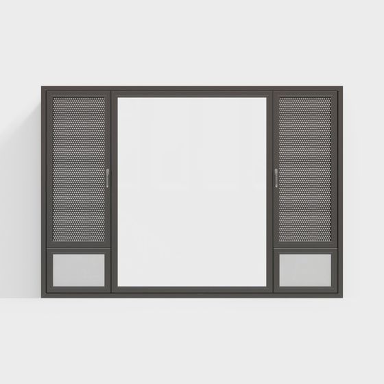 Low Polygon Style Window 3D model