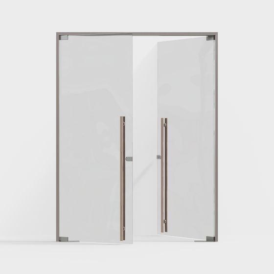 Puerta de Doble Vidrio Moderna