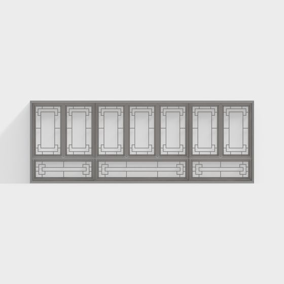 Fenêtre décorative chinoise