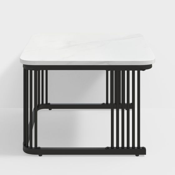 Elegant Minimalist Side Table 3D model