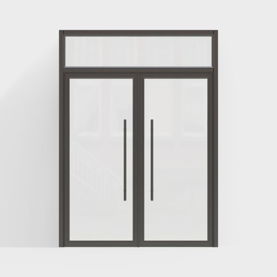 両開きのドアを持つオフィスビル