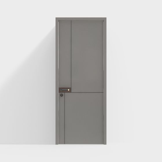 Urban Door 3D model - Low Poly High Detail Design