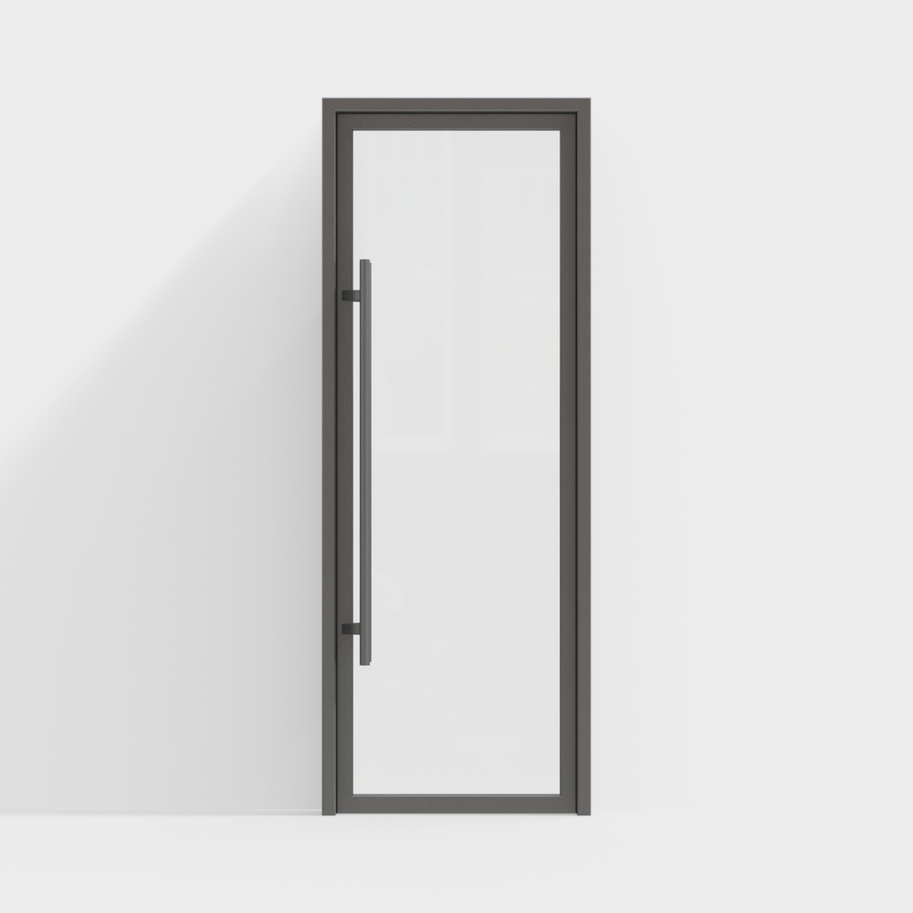 Modern Single Door Glass