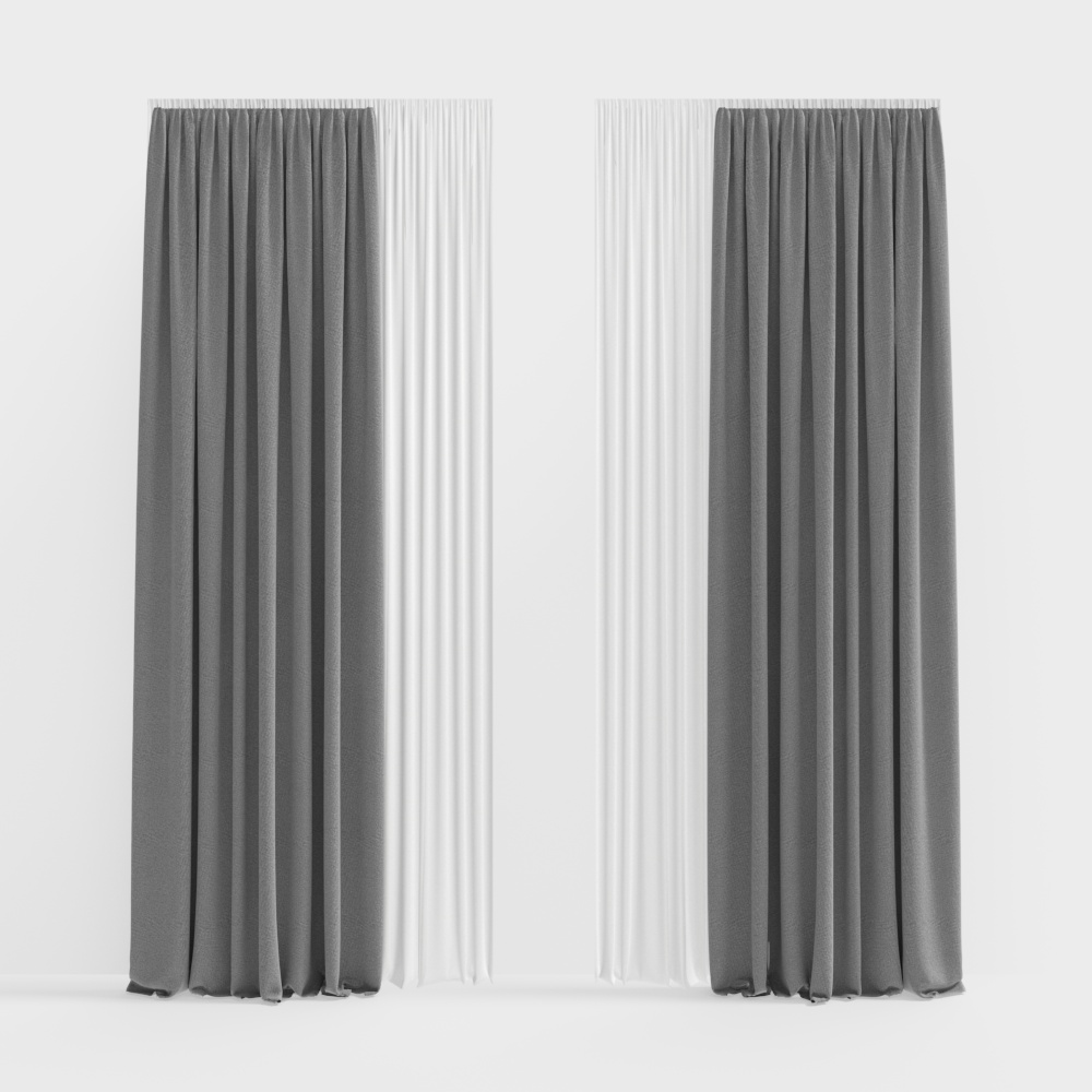 Modern Light-Colored Curtains