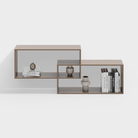 Urban Shelf 3D model for Modern Spaces