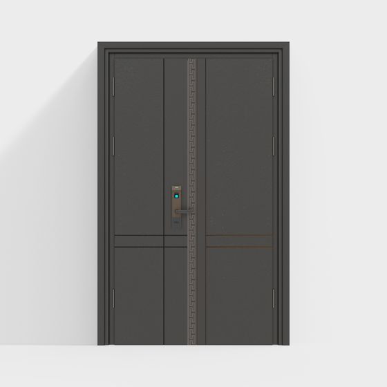 Modern Minimalist 3D Door Model