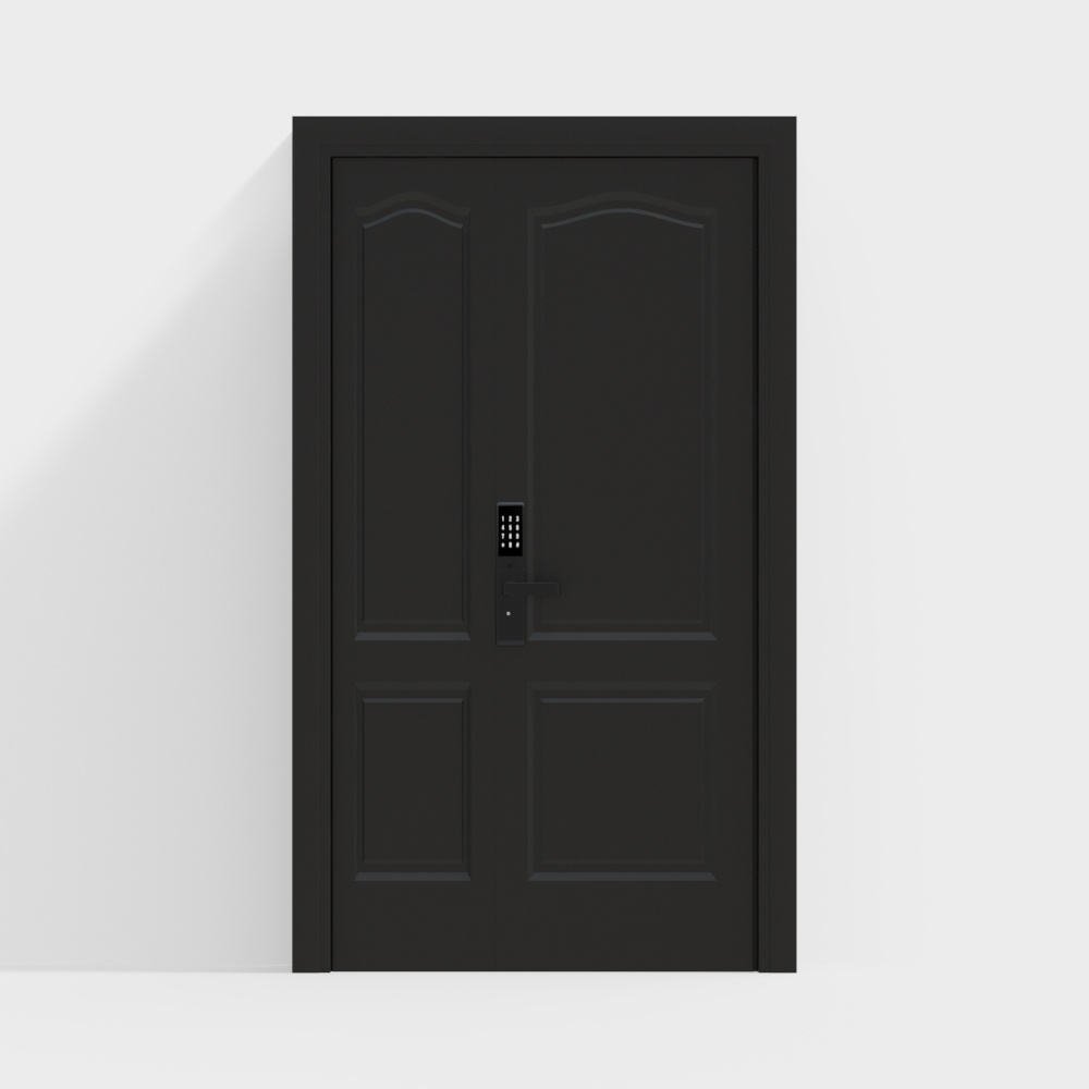 Moderne Einbruchsschutz Tür