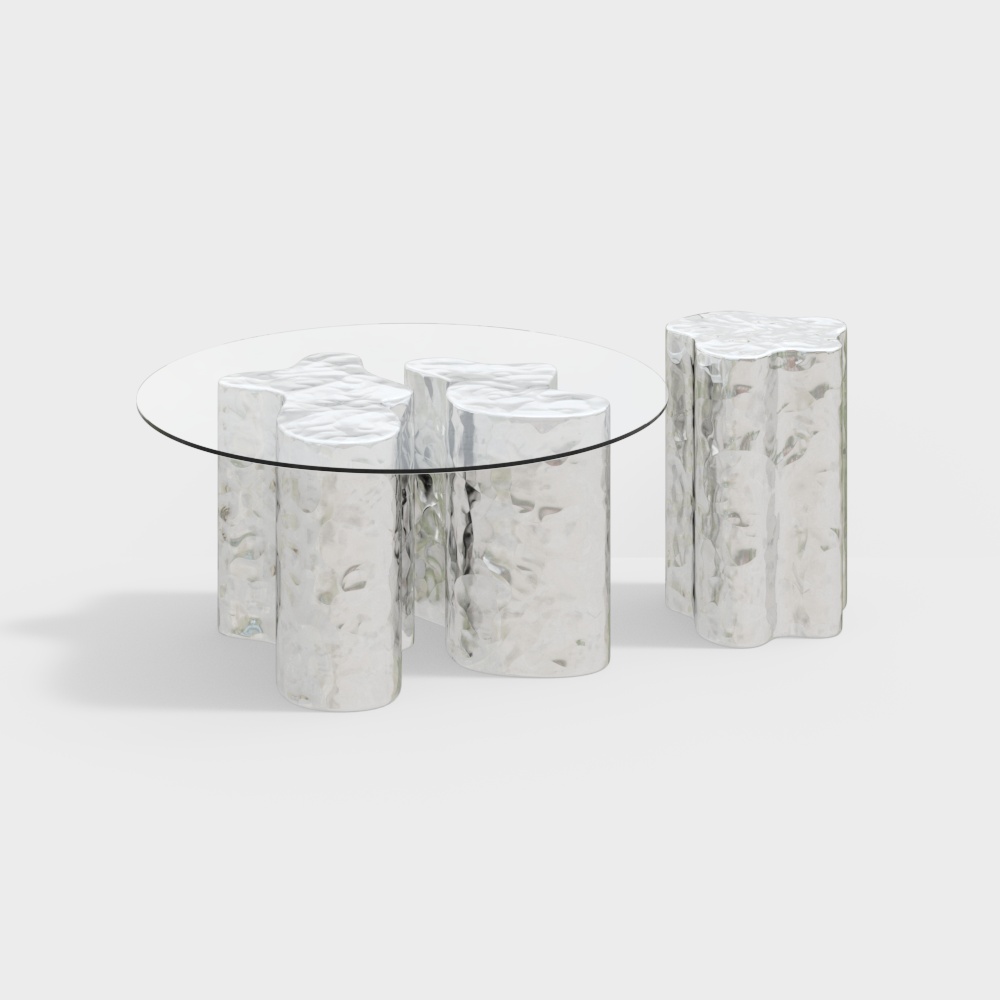 Natural Stone Table 3D model
